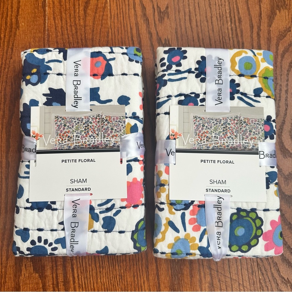 Vera Bradley Petite Floral Sham Set